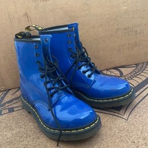 Cobalt Blue Dr. Martens 1460 Lace Up Boots
